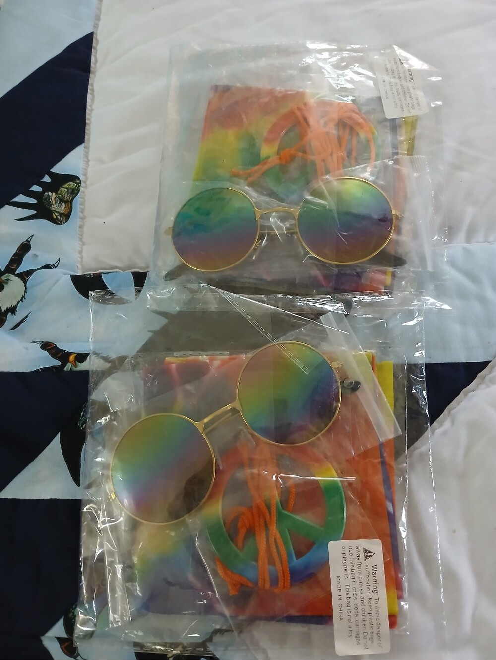 Hippie Costume Accessories - 2 Packs